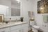 Bathroom with large double vanity
