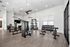 Fitness center with machines and free weights