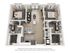 3D floor plan displaying 2 bedrooms, open living area, and modern kitchen.