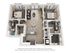 3D floor plan showcasing a modern apartment with two bedrooms, an open living and dining area, and a stylish kitchen.