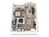 3D floor plan featuring a one-bedroom apartment with open-concept living and kitchen area.