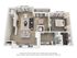Elegant 3D floor plan showing one bedroom, modern kitchen, open living area, and spacious bathroom.