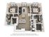 Elegant 3D floor plan with two bedrooms, open living room, modern kitchen, and dual bathrooms.
