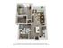 3D floor plan featuring 1 bedroom, cozy living area, and modern kitchen.