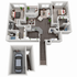 Four Peaks - Two-Bedroom Floorplan