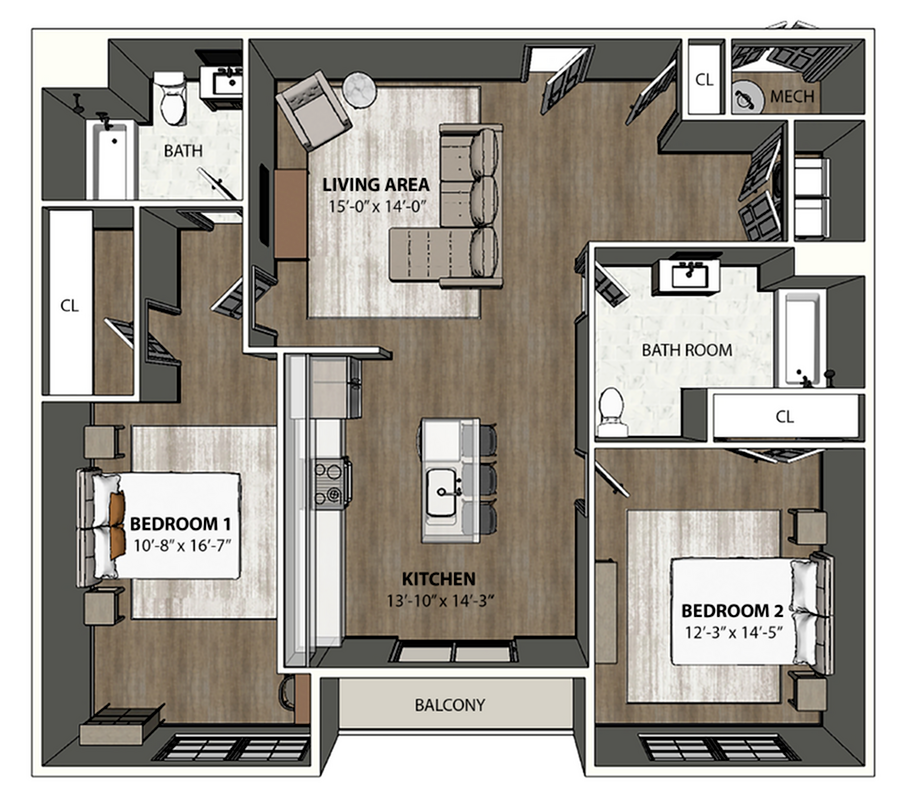 Apartment Photos & Virtual Tour Emerson Flats